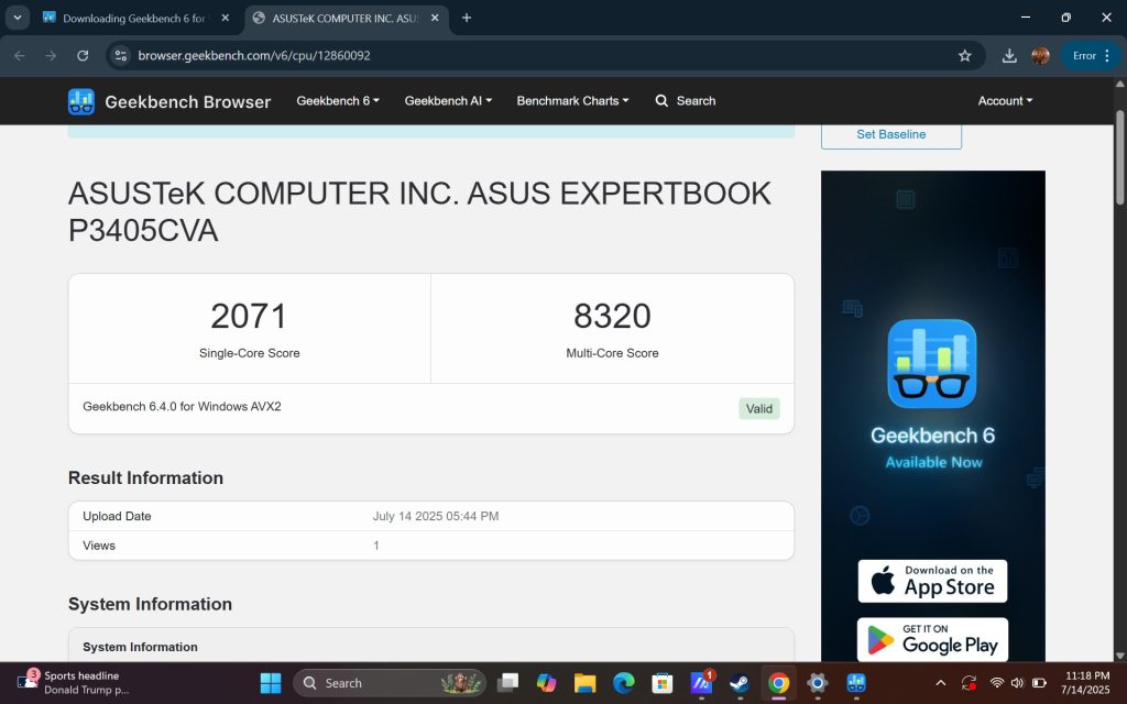 Asus Expertbook Benchmark-1