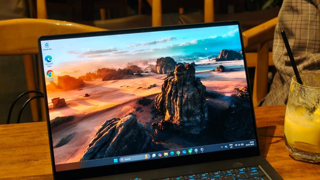 Image of the screen on the G14