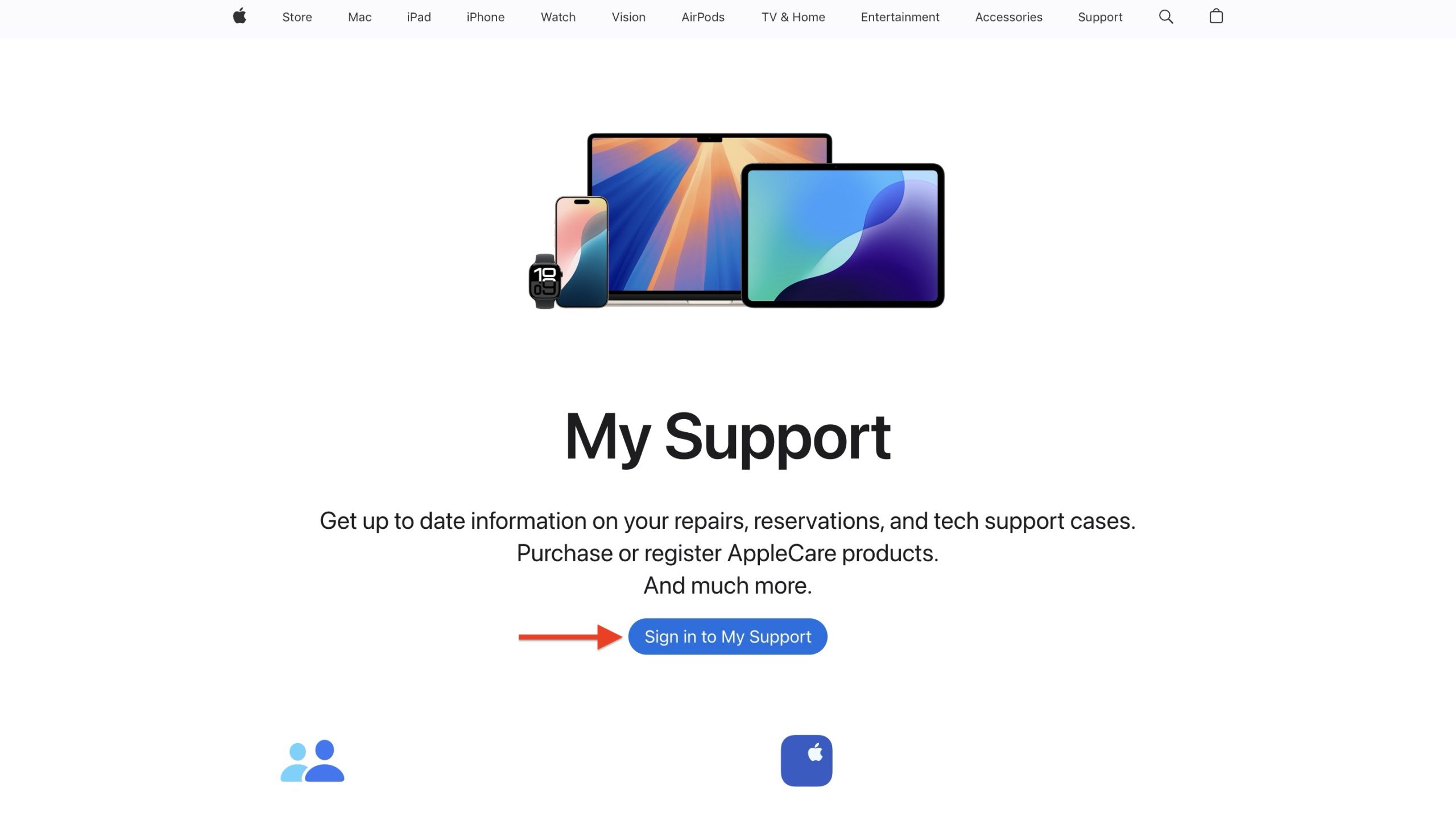 Image to sign in on Apple to check support coverage