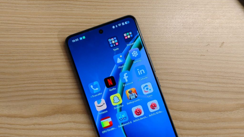 Image of the display on the OPPO K13 Turbo