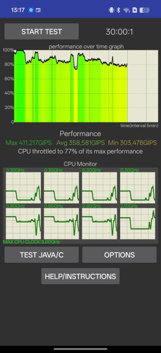 Benchmark performance of OPPO K13 Turbo-1