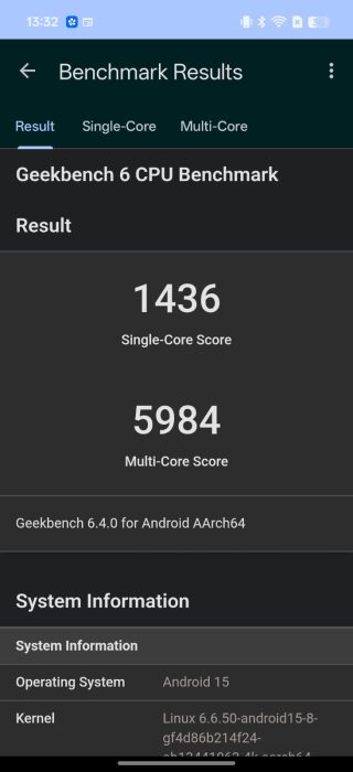 Benchmark performance of OPPO K13 Turbo-3