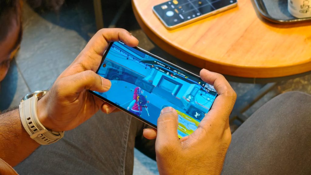 Image of a person playing BGMI