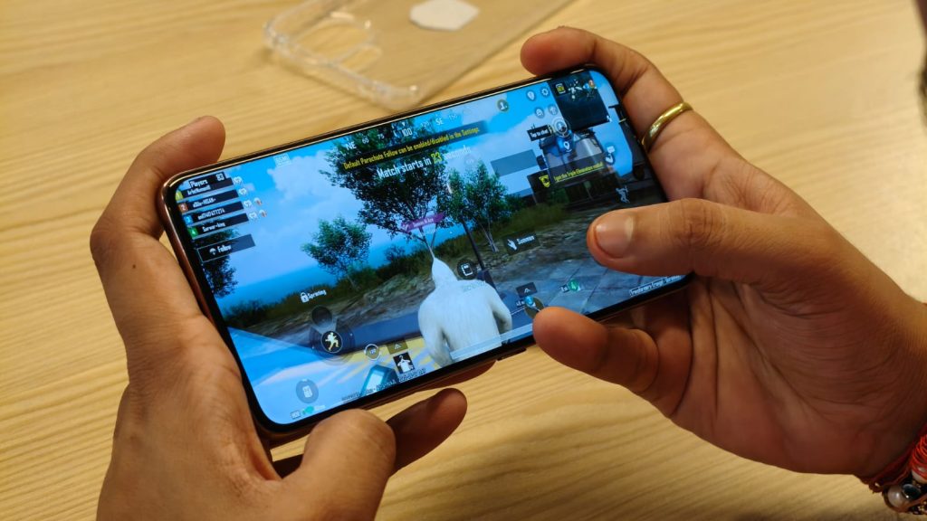 Image of a person playing BGMI