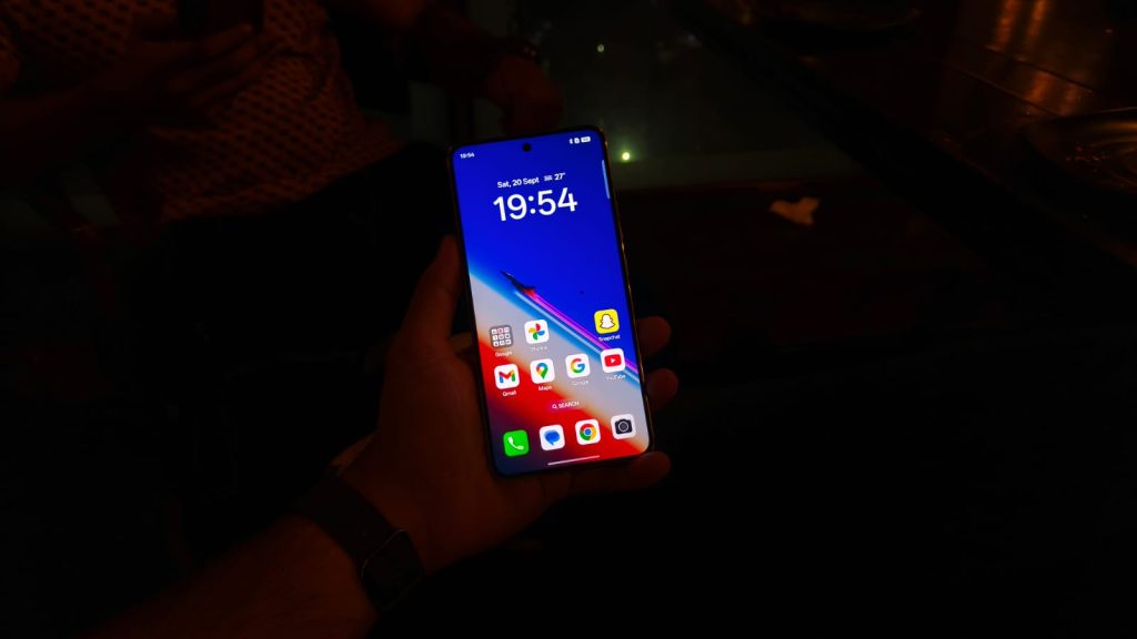 Image of a person using a phone