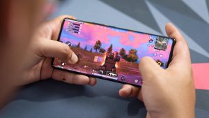 Image of a person playing BGMI
