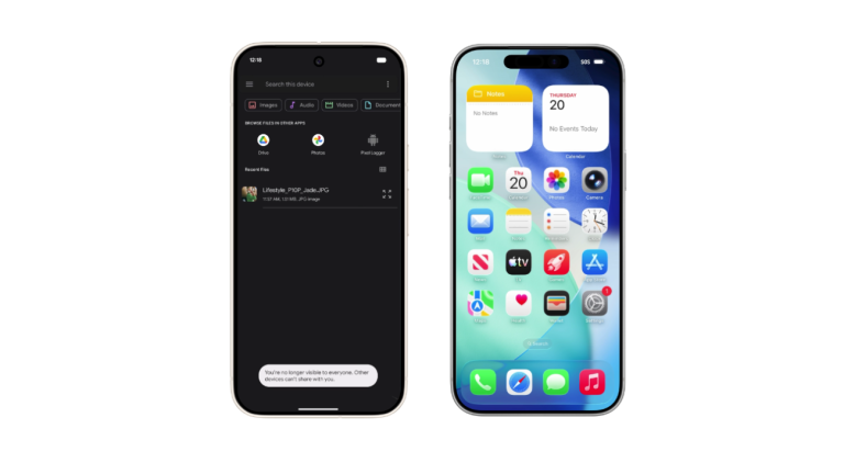image for Google Adds AirDrop Style Sharing