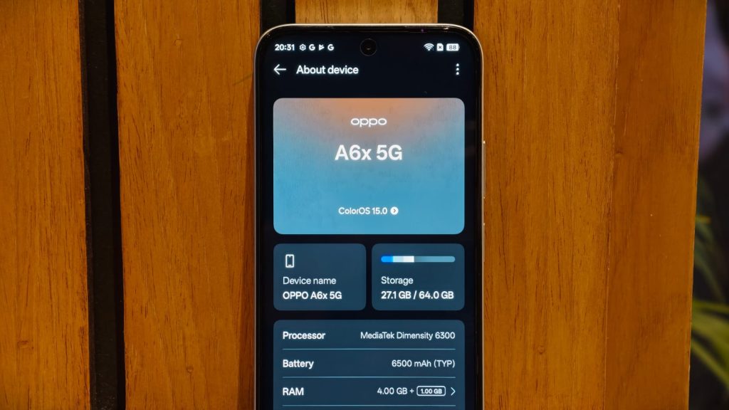 A6x software information