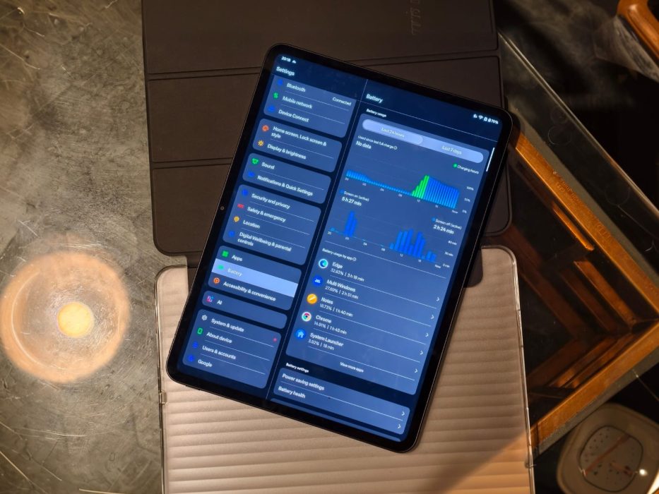 OnePlus Pad Go 2 battery life stats