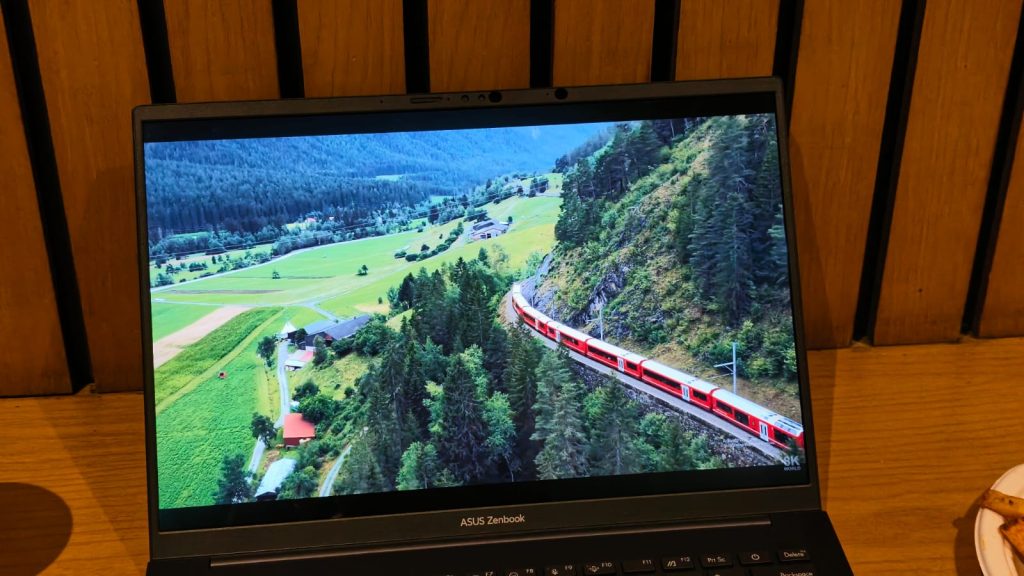 Display of the laptop