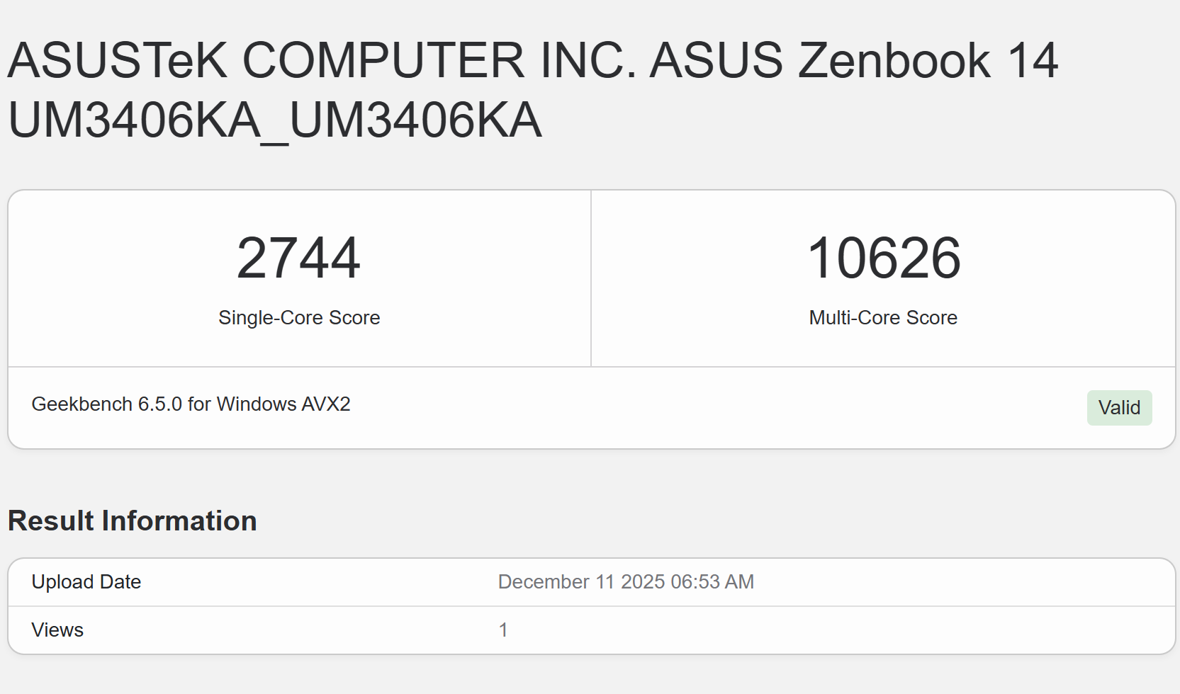 Geekbench CPU cores