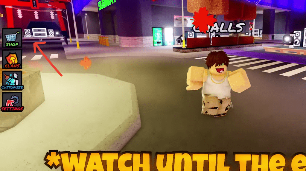 image to tap shopping cart to Roblox Funky Friday Codes