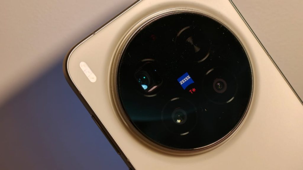 Close up shot of the camera lenses