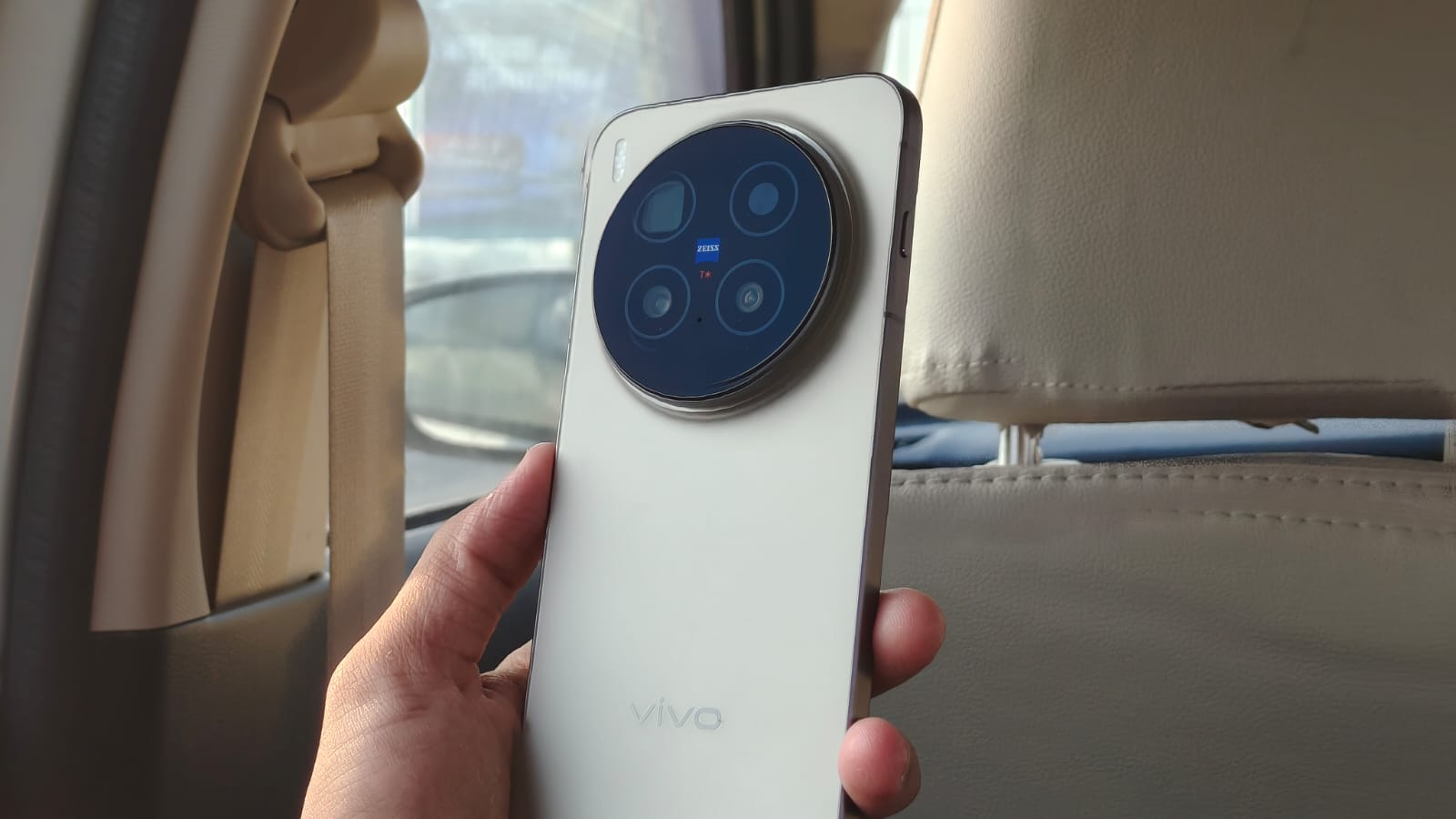 a person holding the vivo x300 pro