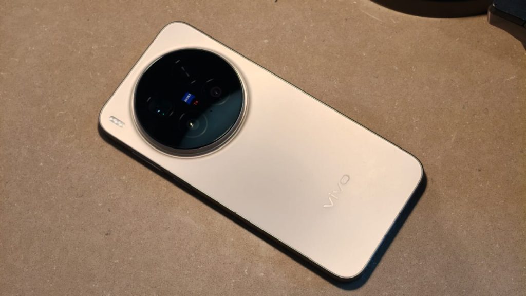 vivo X300 Pro resting on a table