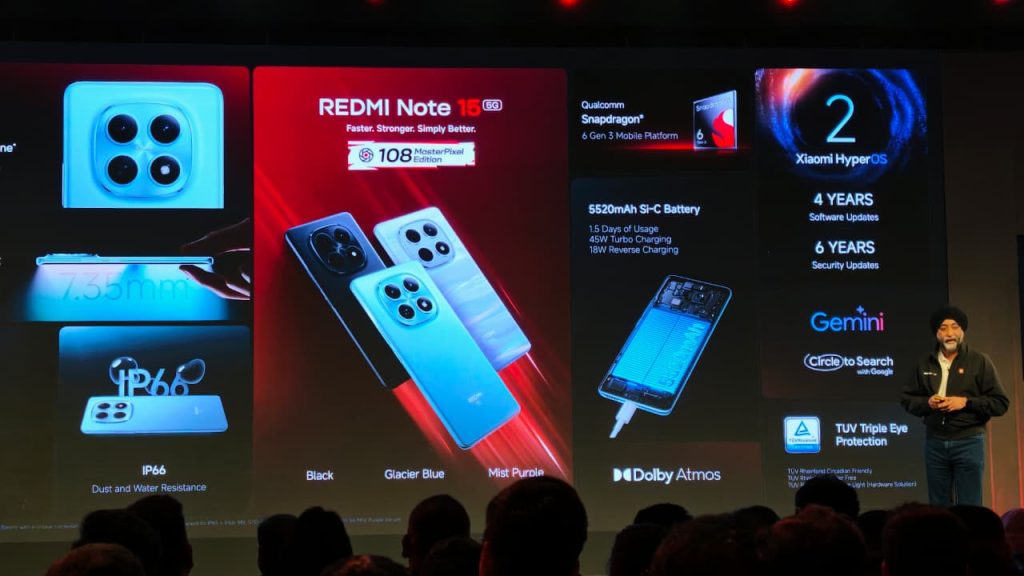 image for Redmi Launches Note 15 Smartphone and Redmi Pad 2 Pro
