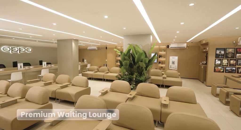 New interiors at the service center