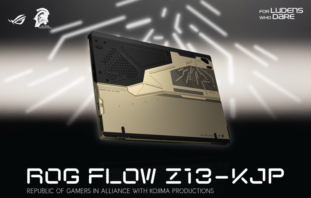 Back design of the Asus ROG Flow Z13-KJP