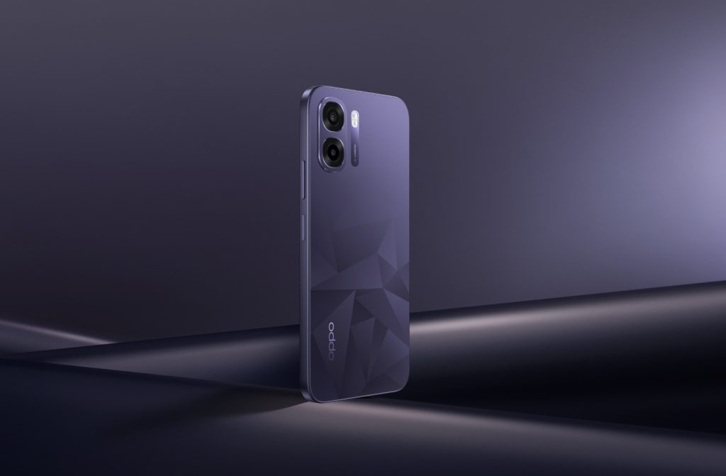OPPO k14x in purple color