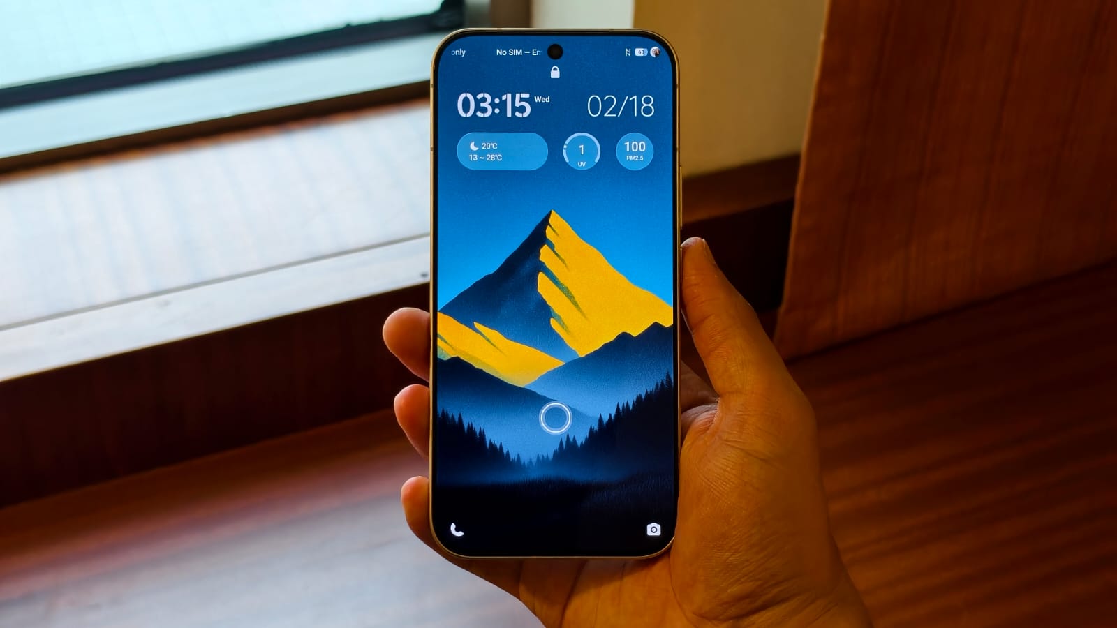 a person holding the the vivo V70