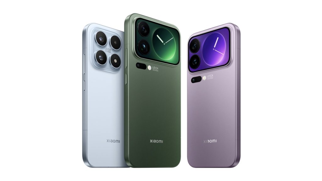 Different color variants of the Xiaomi 17