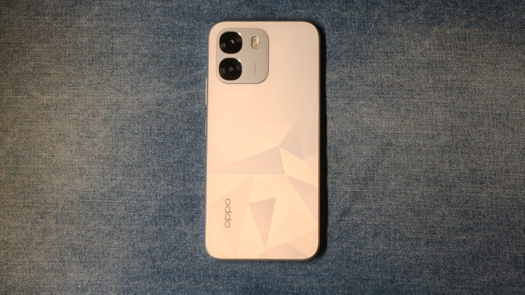 OPPO K14 on top of a surface