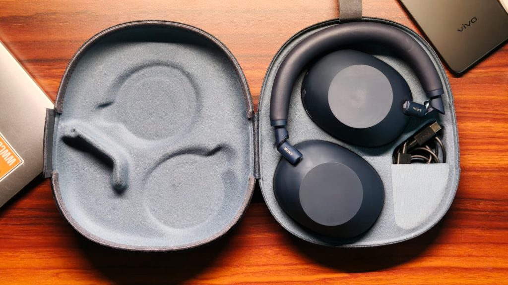 Sony XM6 lying inside their case