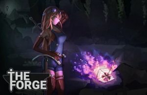 the forge game character standing near a fire