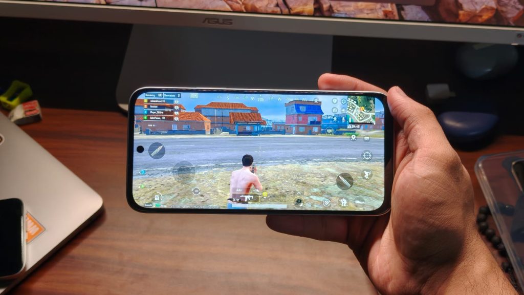 A person playing BGMI