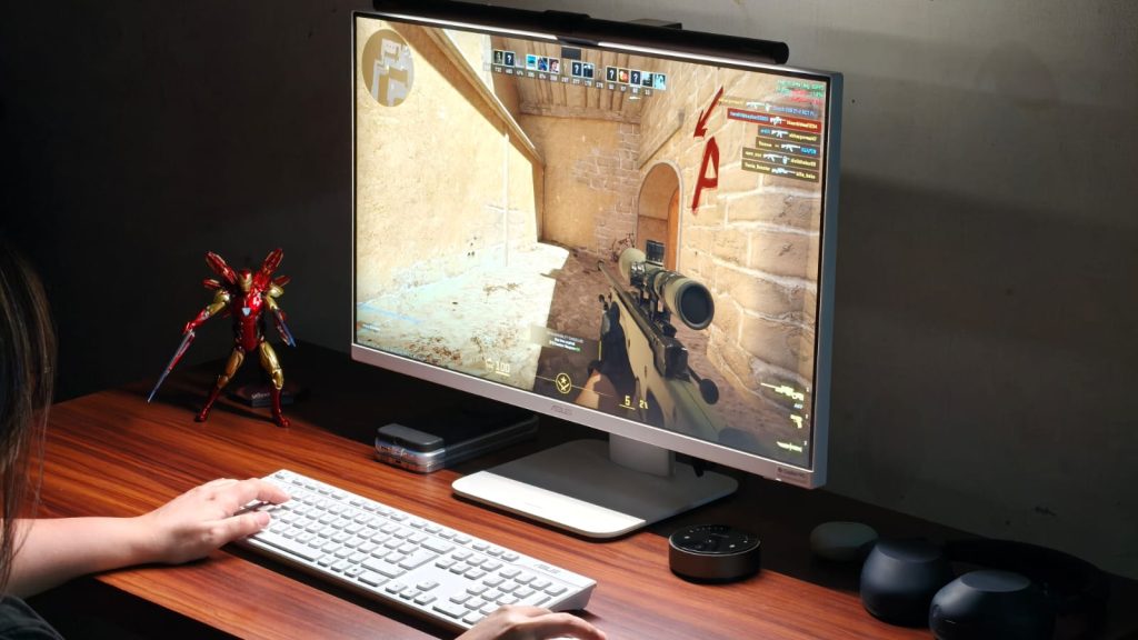 A person playing Counter Strike 2 on the AiO